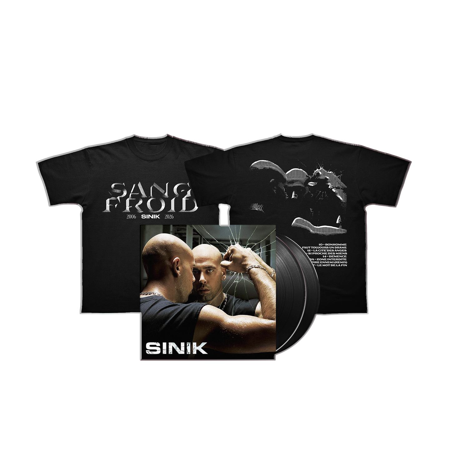 PACK VINYLE + T-SHIRT "SANG FROID"